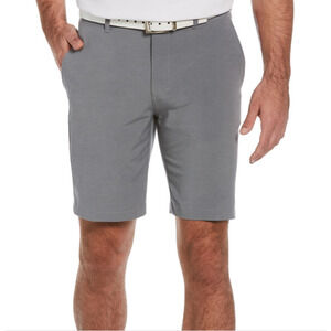 PGA TOUR Men's Stretch Flat-Front Golf Shorts Dark Grey Heather Size 44 3780